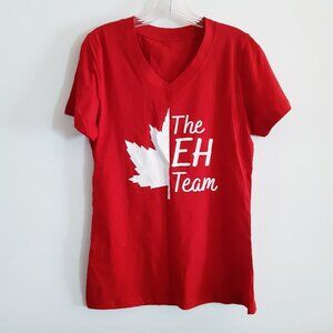 Canada Proud Maple Leaf National Pride T-Shirt Patriot Women